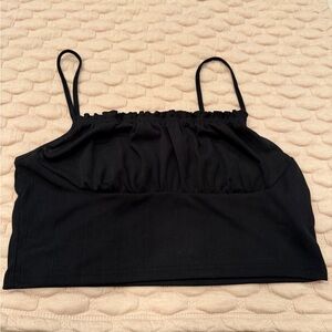 Black Women's Spaghetti Strap Top